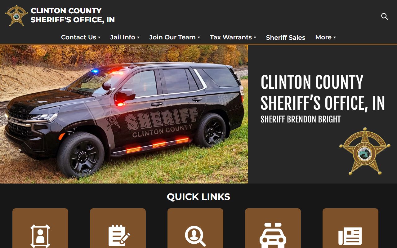 Clinton County Sheriff's Office OCV inmate and jail site